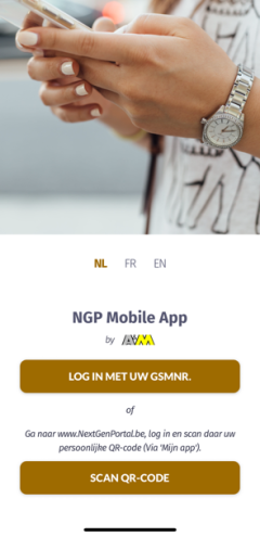 NGP app_loginscherm_NL